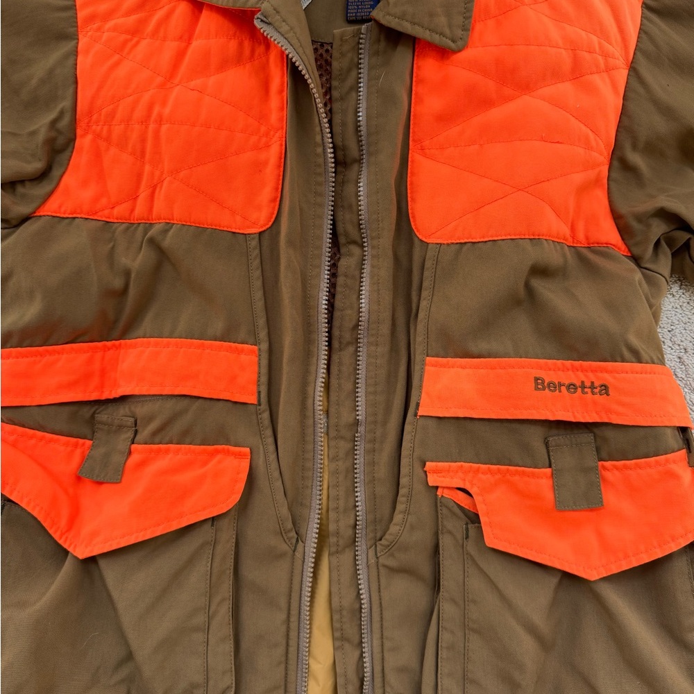 Beretta Orange and Brown Hunting Jacket